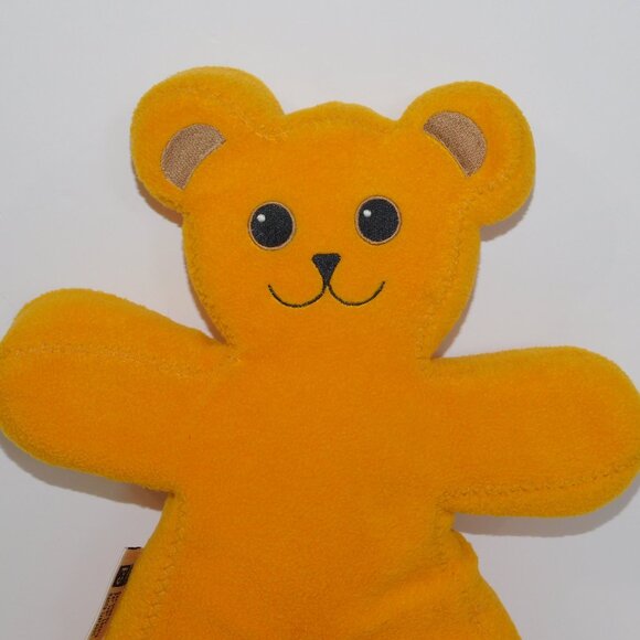 VTG Ikea 2003 Yellow Unicef Brum Bendable Poseable plush Teddy Bear 13" stuffed - Picture 2 of 7